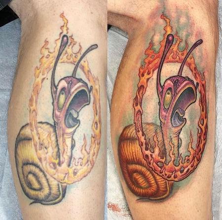 tattoos/ - Fire Snail Touchup - 144745